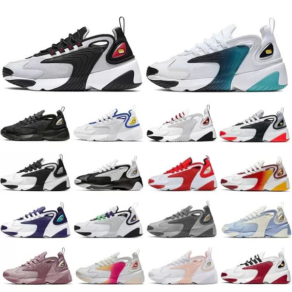 

2022 designer zoom 2k men running shoes m2k tekno women casual shoes triple white pink grey infrared royal blue orewood gym red baskeetball