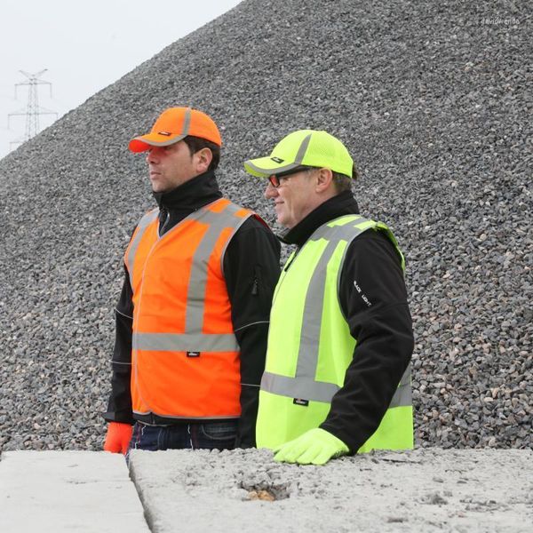 Berretti da uomo Berretto protettivo ad alta visibilità Cappello rigido da baseball Stile Abbigliamento da lavoro di sicurezza Giallo Arancione Berretto ad alta visibilità luminoso Berretti Davi22