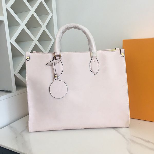 

fashion gm onthego monograms women luxurys designers bags genuine leather handbags messenger crossbody shoulder bag totes wallet purse woman