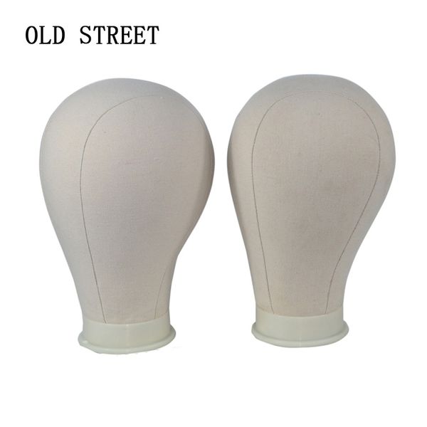 

hair training mannequin head canvas block head display styling mannequin manikin wig with stand get needle holder 220726, White
