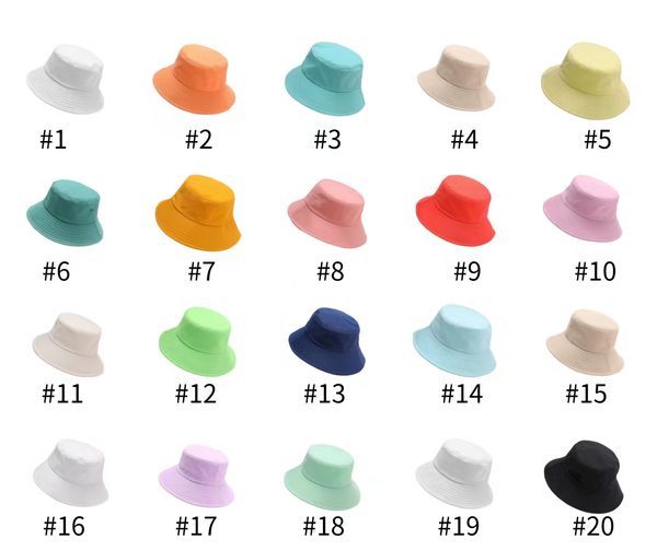 

canndy color wide brim bucket hats summer sun protection women's beach solid fisherman panama caps foldable packable, Blue;gray