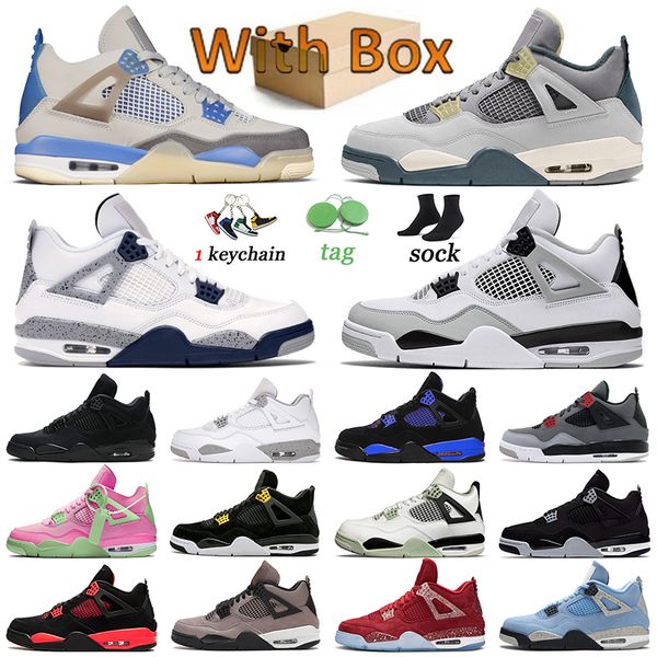 

basketball shoes jumpman 4 seafoam 4s midnight navy women mens trainers 2022 blue red thunder canvas white oreo sail craft black cat fire re