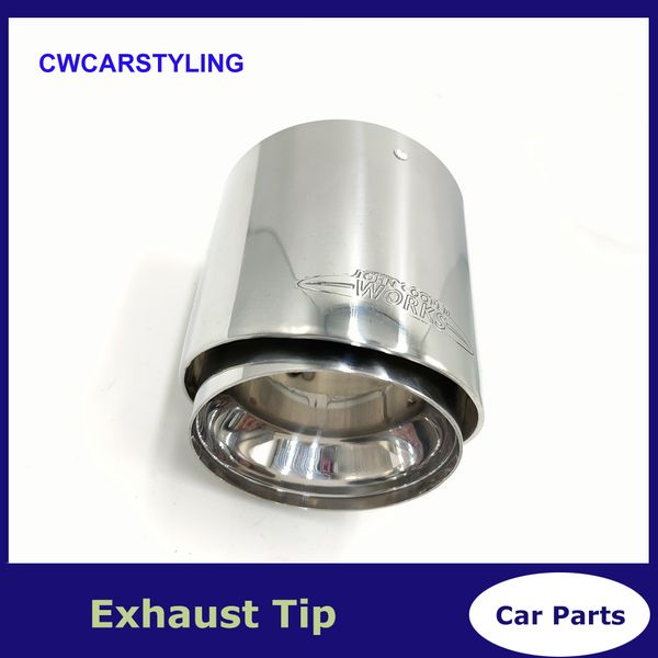 

1 pcs 304 stainless steel exhaust muffler tips for mini cooper s r55 r56 r57 r58 r59 r60 r61 f54 f56 f57 f60