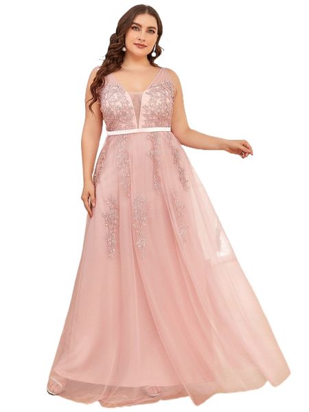 

ever-pretty plus contrast guipure lace mesh overlay dress z6ze#, Black