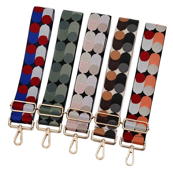 

strap bag part accessories for handbags leather belt leopard shoulder strap replacement purse 130cm wide 5cm, Black