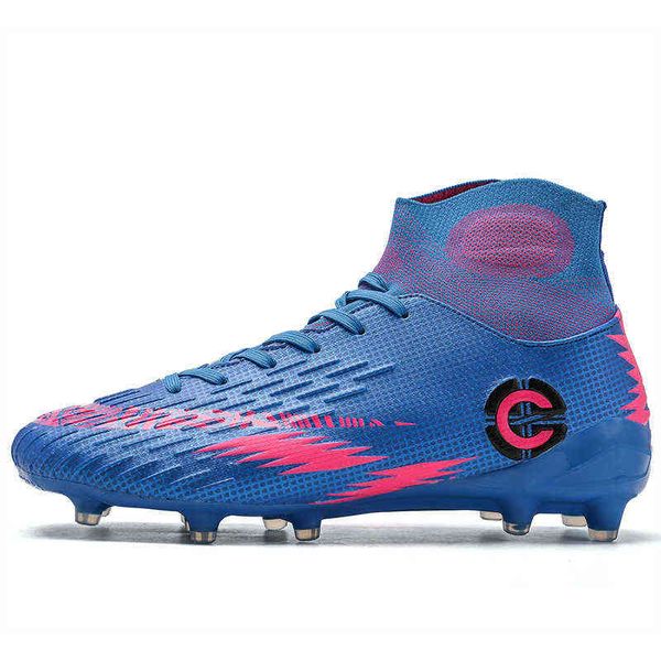 

soccer shoes football boots shoes professional fg cleat futsal boot breathable society sneakers men size 36-45 220331