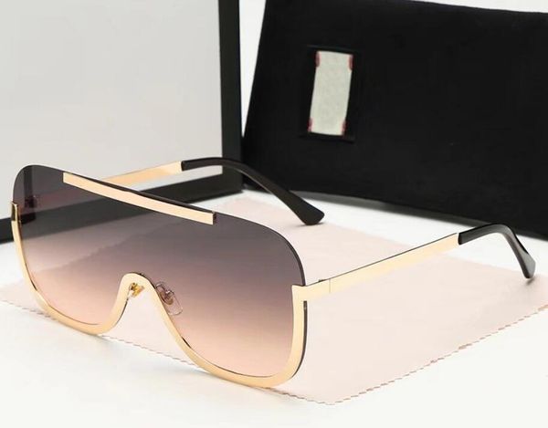 

g fashion sunglasses round frames are retro cci protection from uv designer conjoined goggles luxury for women and men original packaging, White;black