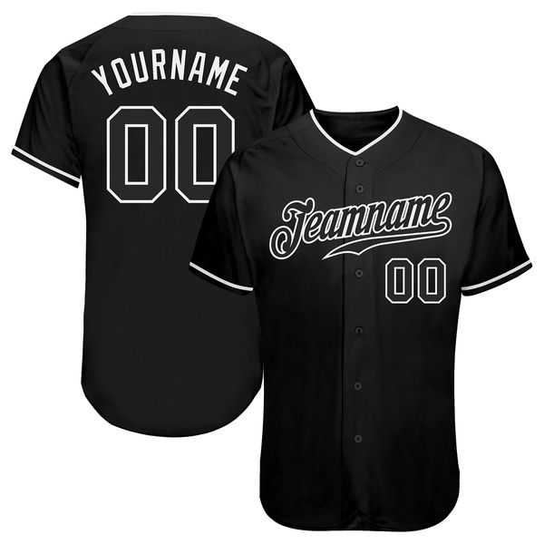 

custom black black-white 897987 authentic baseball jersey, Blue;black