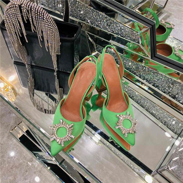 

cinderella crystal shoes pointed high-heeled sandals multicolor choice lace up open heel dress shoe size 34-41, Black