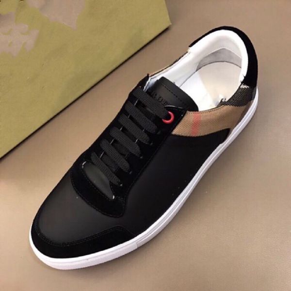 

shoes high men genuine leather sneakers plaid luxury the original perfect recovery