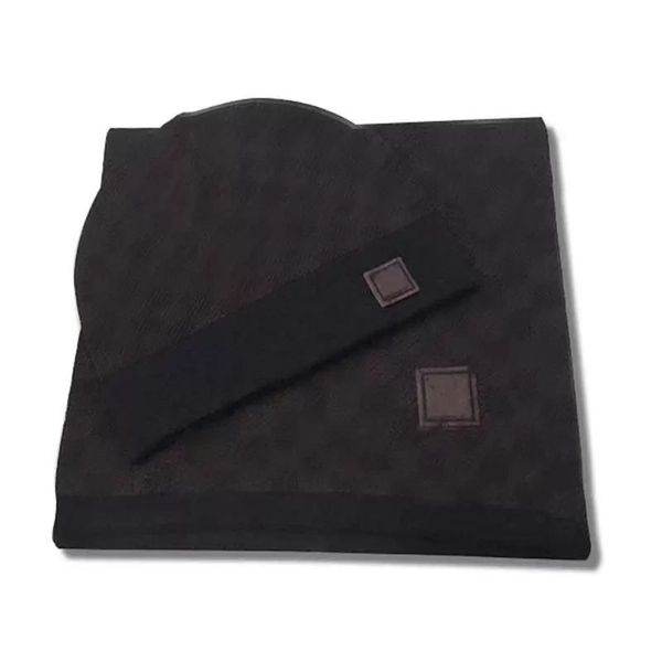 

2022b winter designer red green stripe pattern hats scarves sets for men women letters embroidery printed outdoor sports keep warm wool knit, Blue;gray