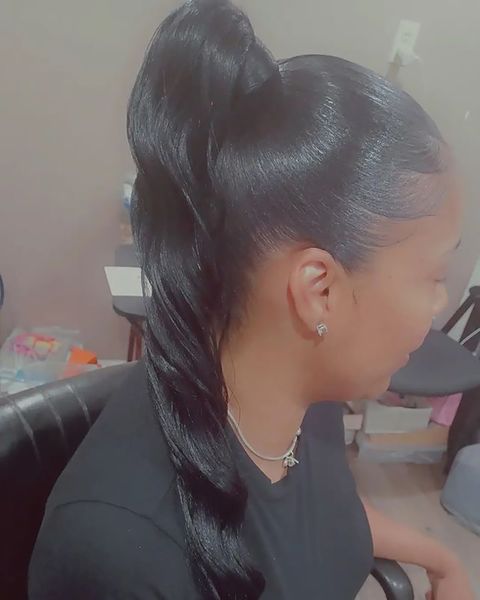 

body wave ponytail human hair extensions wrap around ponytail drawstring ponytails brazilian 9a grade pony tail clip in hairpiece diva2 120g, Black