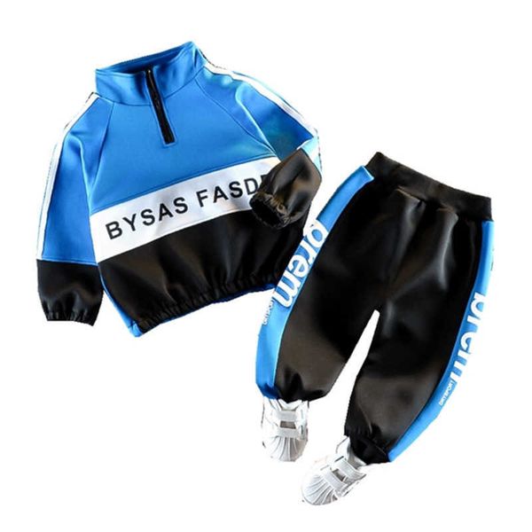 

spring autumn children sets leisure clothes baby boys girls fashion letter jacket jeans pants 2pcs kids infant cartoon tracksuit, White