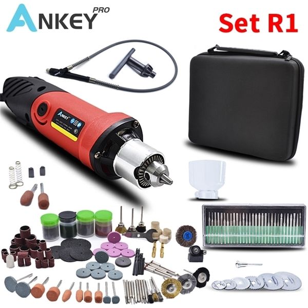 480W Elektrowerkzeuge Elektroschleifer Bohrer Dremel Rotary Mini Gravierwerkzeug Set Akku-Bohrer Zubehör Wireless Machine Bit 201225