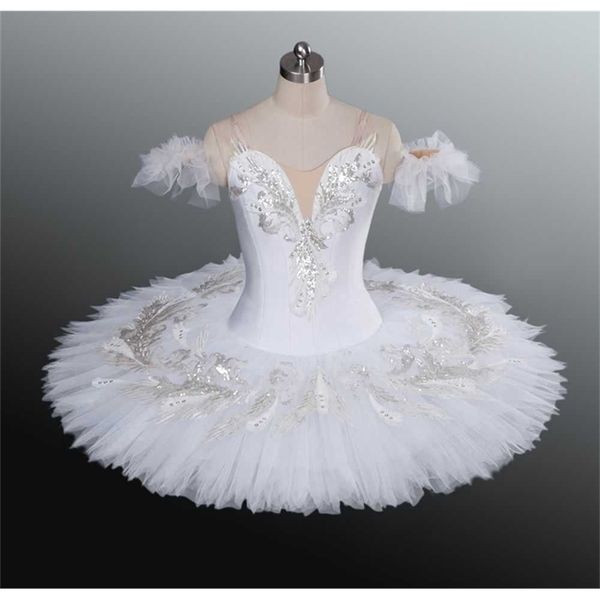 

kids classic professional ballet tutu white swan lake pancake tutu ballerina party dance costumes ballet dress girls women 220808, Blue