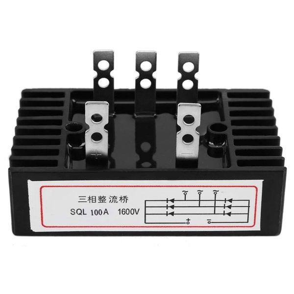 

sql100a 1600v three phase diode bridge rectifier ac to dc