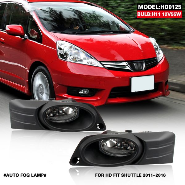 

bumper lamp front fog lights assembly fit for honda fit sport 2012-2013 set