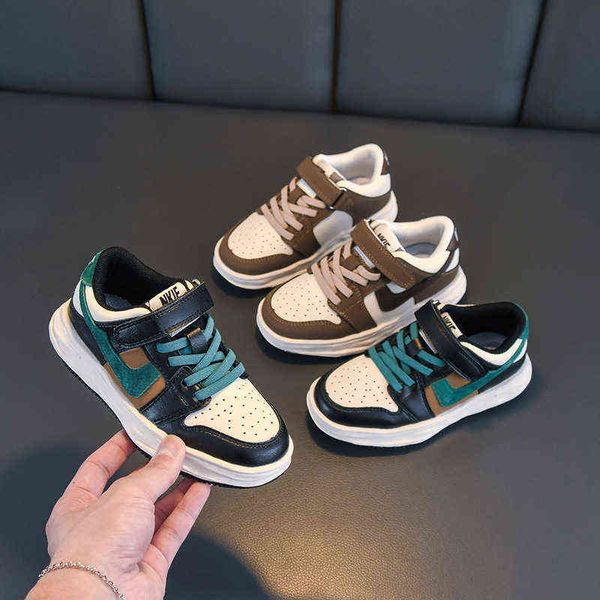 

children's sports shoes casual shoes boys' non slip running shoes students', Black