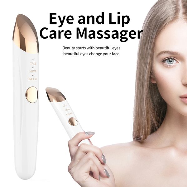 

eye massager electric vibration beauty care massage anti wrinkle remove dark circles portable eye care pen eyes care toolsnew