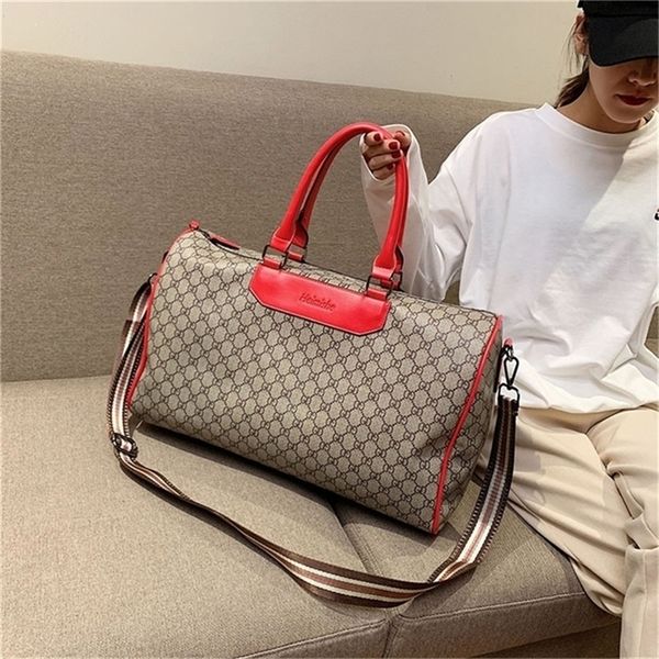 

super low short distance light men's and portable travel waterproof luggage contrast color student outdoor sports bag purses outlet onl
