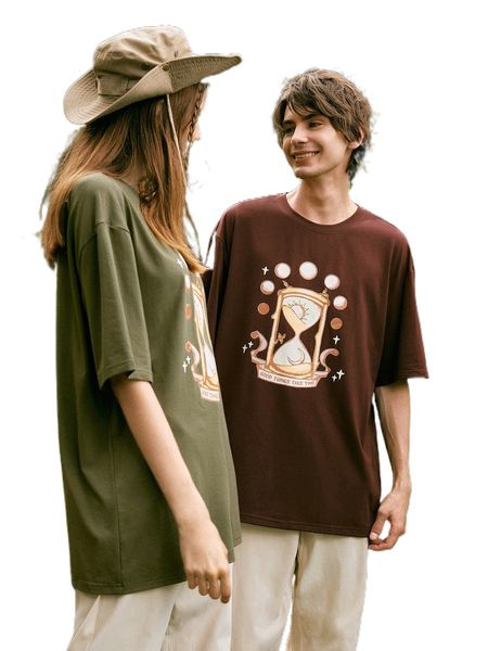 

romwe x mystic sunshine 1pc floral & butterfly print tee r98k#, White;black