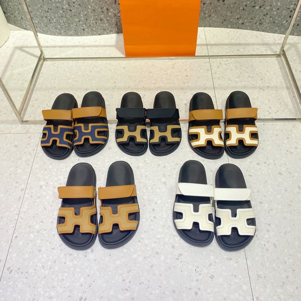 

summer outer wear slippers casual non-slip fashion sandals with box, Black