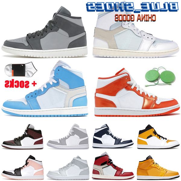 

jumpman 1s basketball shoes women mens mid grey onyx high og hyper royal sneakers crimson tint toe metallic orange university blue rust