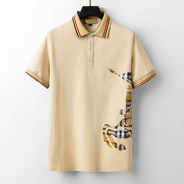 

men's polos 2022 summer shirt brand clothing cotton short sleeve business casual striped designer homme camisa breathable size m-3xl#10, White;black