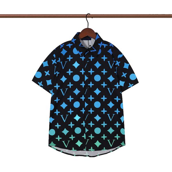 

mens shirts print loose silk shirt short sleeve designer tees womens loose summer beach, White;black