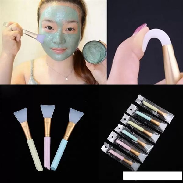 Silicone face máscara escova ferramenta beleza facial lama aplicador lotion e manteiga