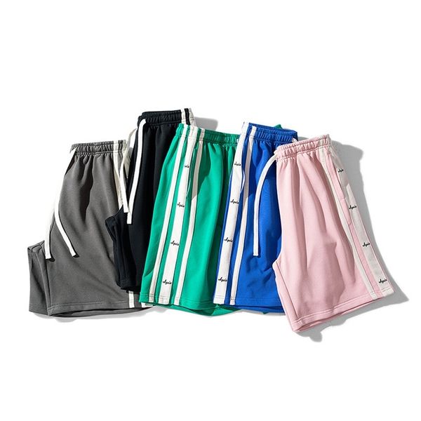 

summer sports shorts mens loose fivepoint pants casual middle pants mens large size casual shorts 220620, White;black