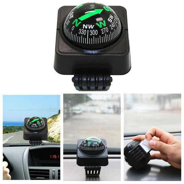 Gadget da esterno Supporto da cruscotto regolabile Bussola Navigazione Escursionismo Direzione Guida di puntamento Sfera per camion per barche marine Auto Car OutdoorOutdoor