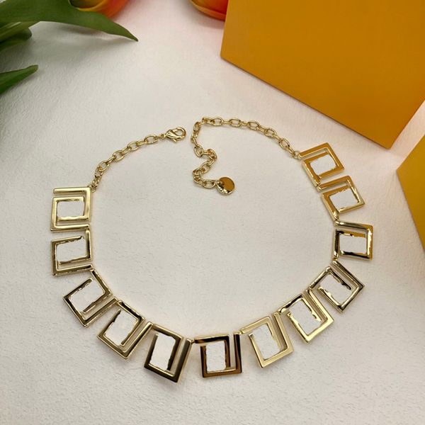 

hip hop necklaces gold letter necklace punk style personality hollow necklace luxury men women jewelry, Silver