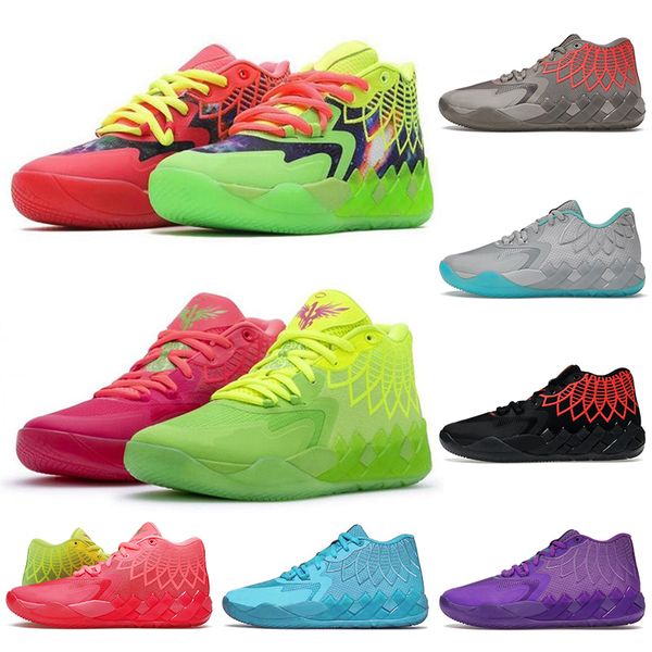 

sports lamelo ball mb.01 basketball shoes rick and morty beige lo ufo mens sneakers trainers