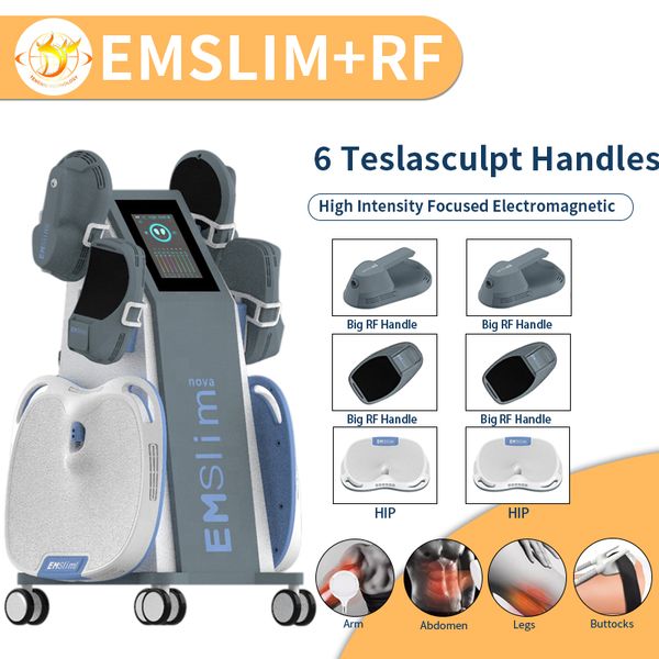 

slimming machine 6 handles emslim rf ems slim machine electromagnetic muscle building fat burning machines ultrashape