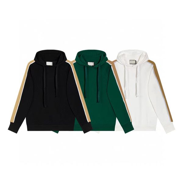 

luxury mens tracksuits winter casual hoody sweatshirts trendy printed hoodie for men women designer sport sweater thick pullover hoodies, Black