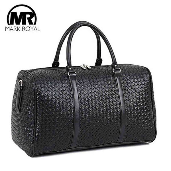 

markroyal large capacity pu leather travel bag multifunctional waterproof shoulder for men tote luggage duffle bags dropshipping