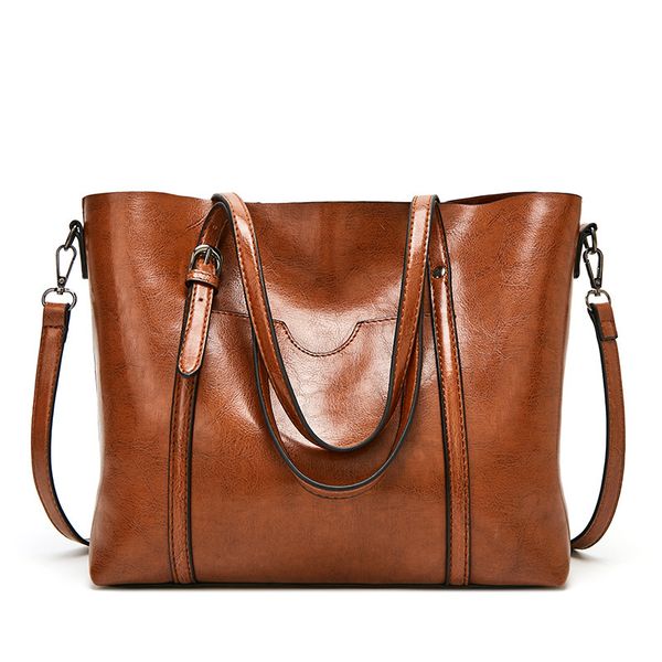 

classic pu leather women handbags ladies tote bag shoulder pu large capacity handbag shopping bags