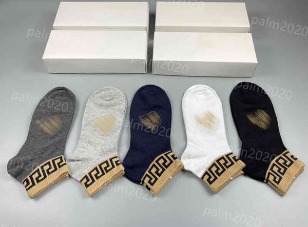 

summer socks luxury designer brand socks comfortable breathable sweat-absorbing boat socks for men and women, Black;white