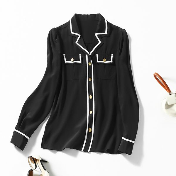 

women's blouses & shirts shenzhen silk shirt with long sleeves pd, White