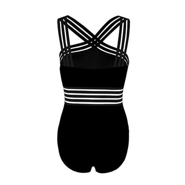

women's one piece swimwear front crossover swimsuits hollow bathing suits