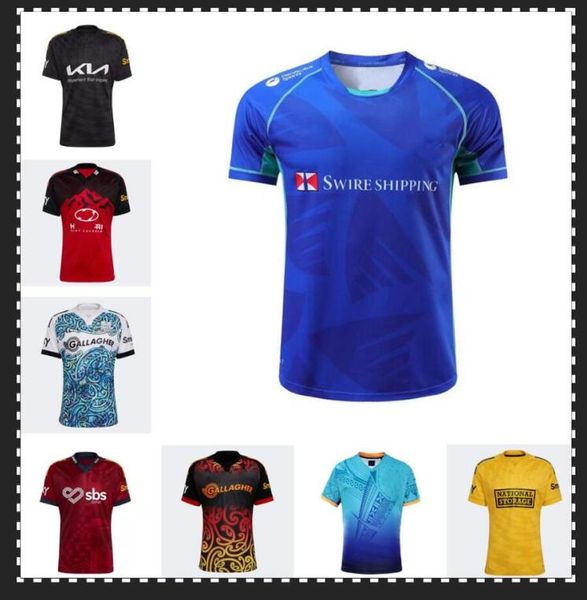 

2022 nz super moana rugby jersey highlander crusaders hurricanes highlanders blues all teams rugby shirt big size 4xl 5xl, Black;gray