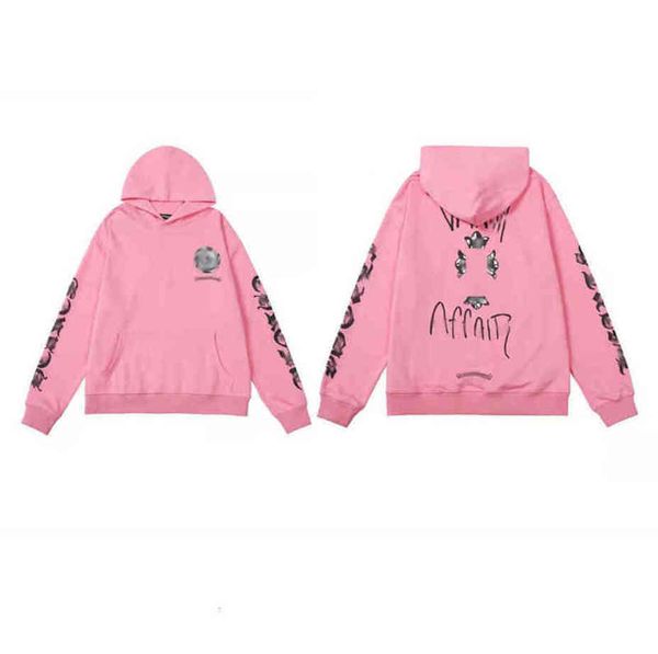 

men's fashion designer jackets brand luxury zipper sweatshirts horseshoe cross print ch hoodies men women coat casual pullover loose h, Black;brown