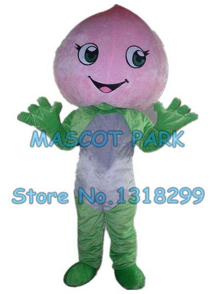 Mascote boneca traje pêssego pêssego mascote traje personalizado tamanho adulto personagem de banda desenhada cosply carnaval traje 3201