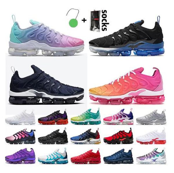 

2022 womens mens running shoes tn plus tns big size 13 sneakers trainers pastel mix color black royal midnight blue triple white red