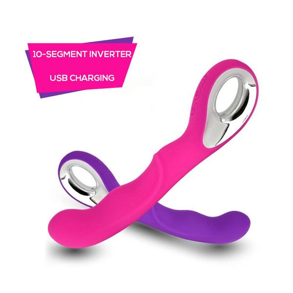 10 vitesli ayarlanabilir av vibratör g-spot usb şarj kadın yetişkin seksi ürünler oyuncaklar yapay penis titreşim güzellik ürünleri
