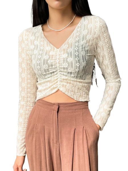 

dazy ruched front asymmetrical hem tee o8cs#, White
