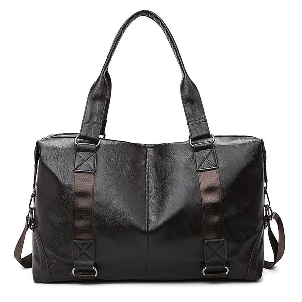 

pu y2k vintager distressed bag tote animal print handbag boston travel baggage versatile valise large waterproof wearproof