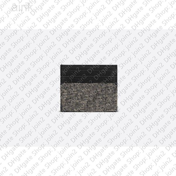 

fashion oblique jacquard mens card holder case slim mini wallet pocket organizers organiser with box and dust bag beauty, Brown;gray