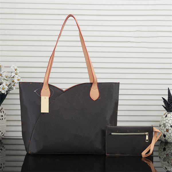 

black and white tote bag two-piece set 5a high-end quality designer luxury fashion casual women cross-body one shoulder underarm banquet coi
